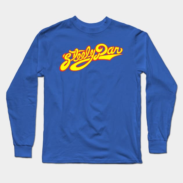 Steely Dan Vintage Logo Tribute Long Sleeve T-Shirt by robotbasecamp